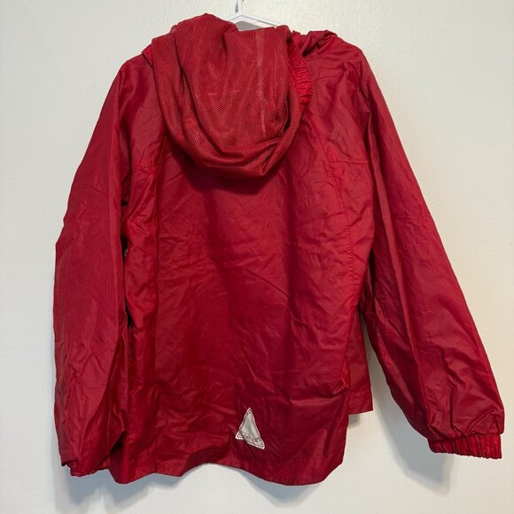 Vintage L.L.Bean Kids Red Nylon Windbreaker Jacket Size 5-6 - Picture 8 of 8